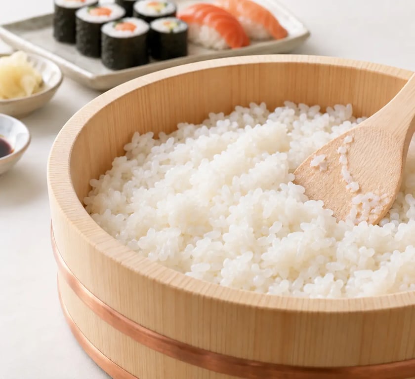 Comment faire le riz pour sushi, riz vinaigré brillant prêt à façonner