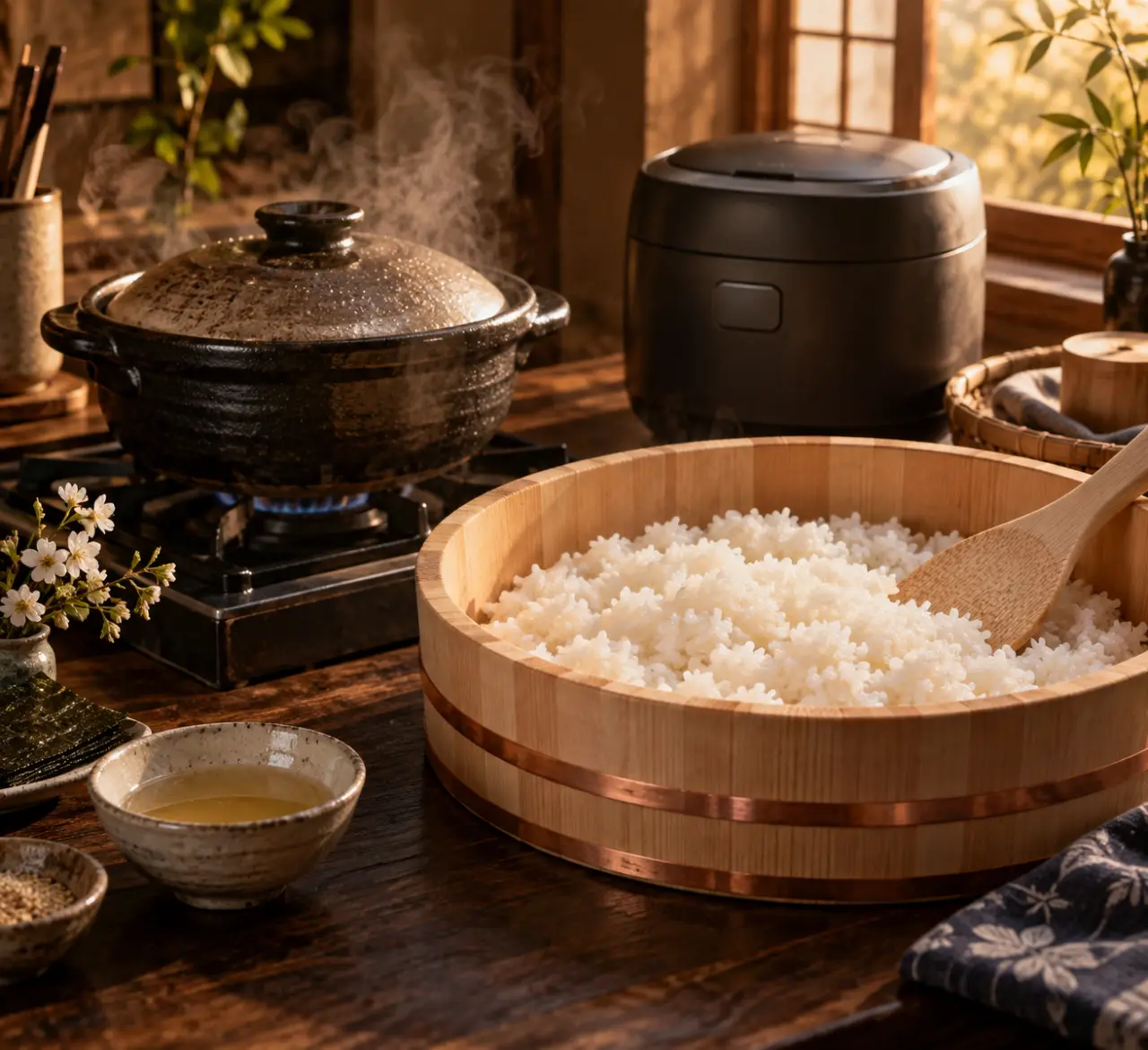 Cuire le riz pour sushi : la méthode du couvercle fermé, à la casserole ou au rice cooker