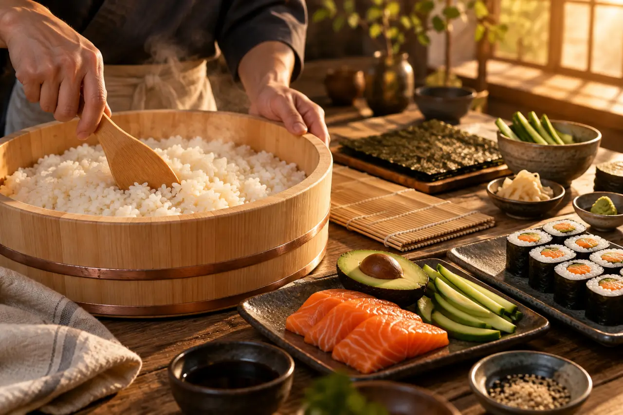 Makis sushi maison : le riz vinaigré qui fait toute la différence