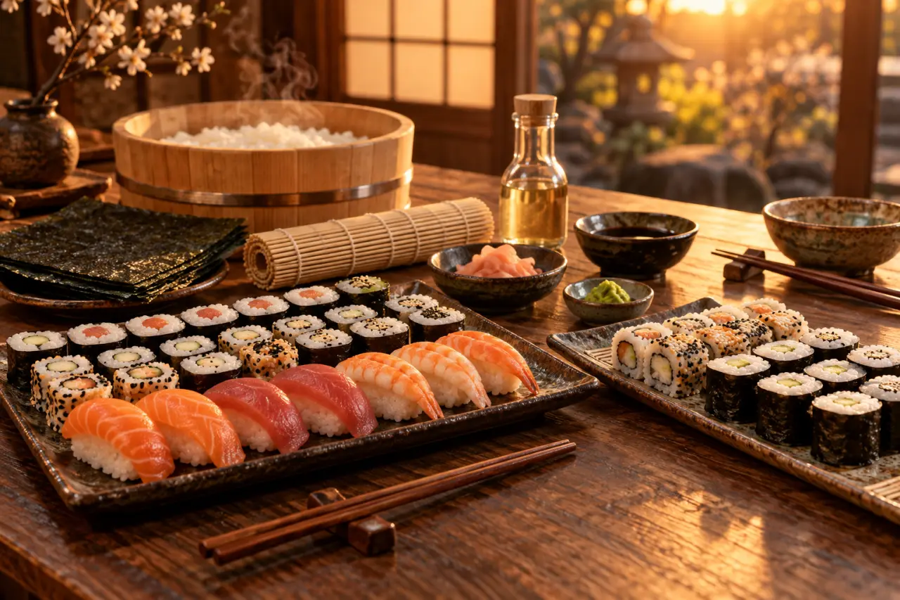 Kit sushi Tanoshi : 24 à 30 sushis pour deux, mais les garnitures restent à prévoir