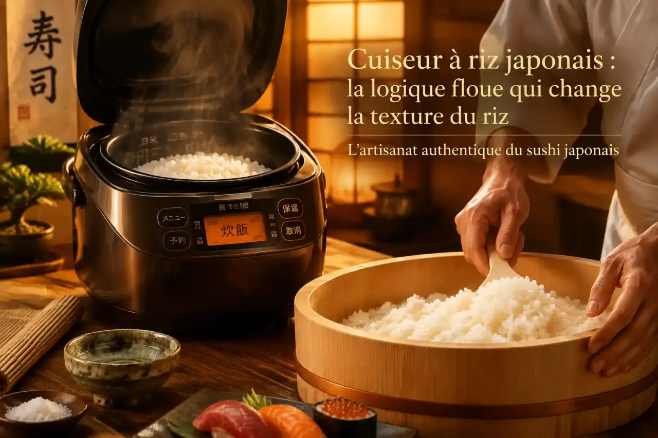 Cuiseur à riz japonais : la logique floue qui change la texture du riz