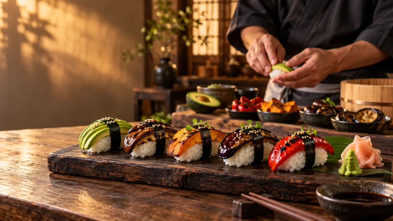 Sushi végétarien maison : 5 garnitures savoureuses pour remplacer le poisson