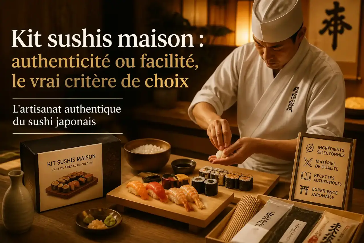 Kit sushis maison : authenticité ou facilité, le vrai critère de choix