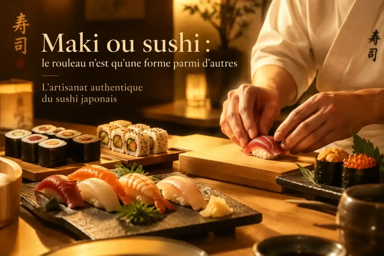 Maki ou sushi : le rouleau n’est qu’une forme parmi d’autres